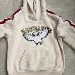 H&M Cream Hogwarts Kids Hoodie size 6x-7
